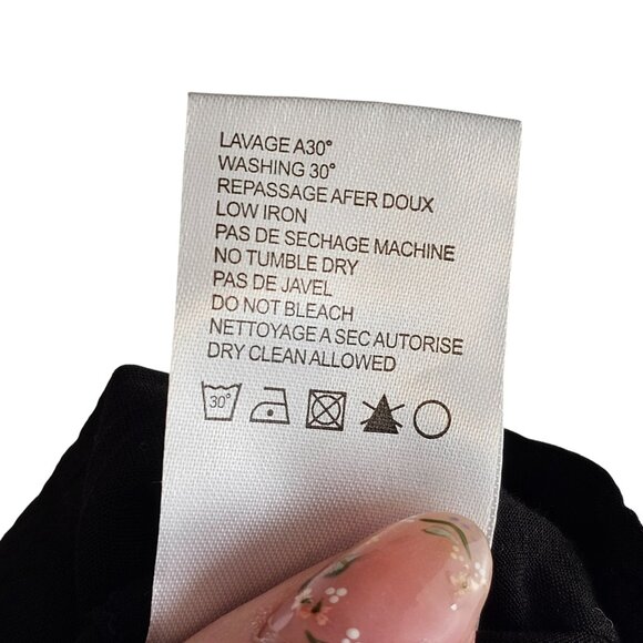 Molly Bracken Red Yellow Floral Leaf Mini Dress Fit & Flare Sz S - Picture 9 of 10